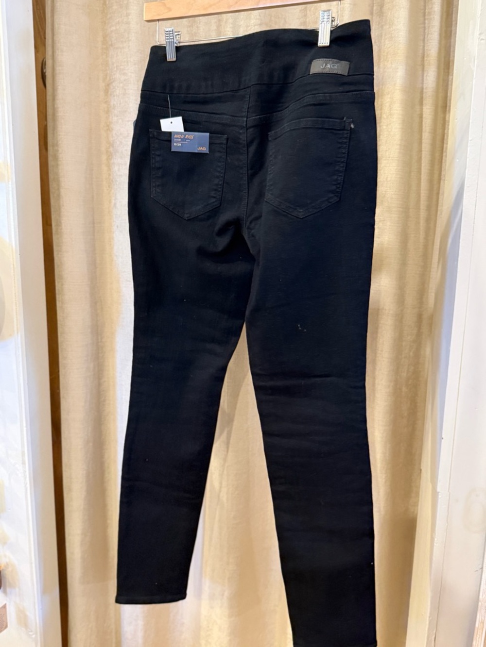 Jag Jeans Black Women's High-Rise Slim Skinny Jeans